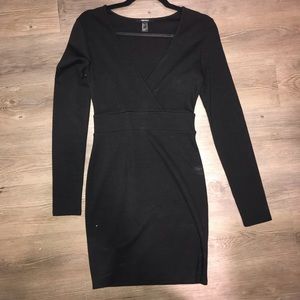 Long sleeve mini dress